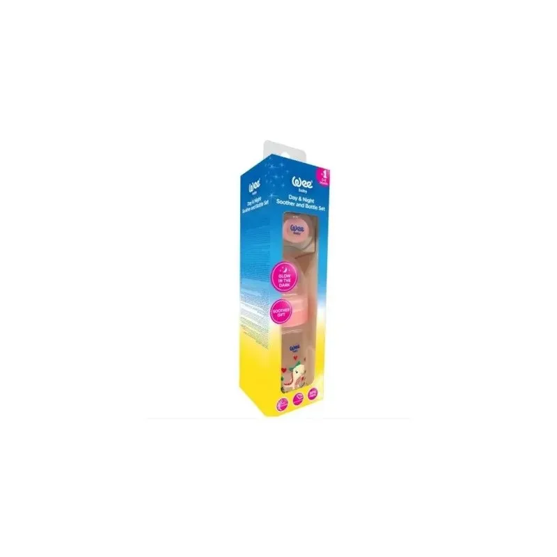 WEE BABY Biberon et Sucette Jour et Nuit 0-6m 563
