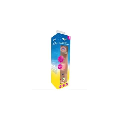 WEE BABY Biberon et Sucette Jour et Nuit 0-6m 563