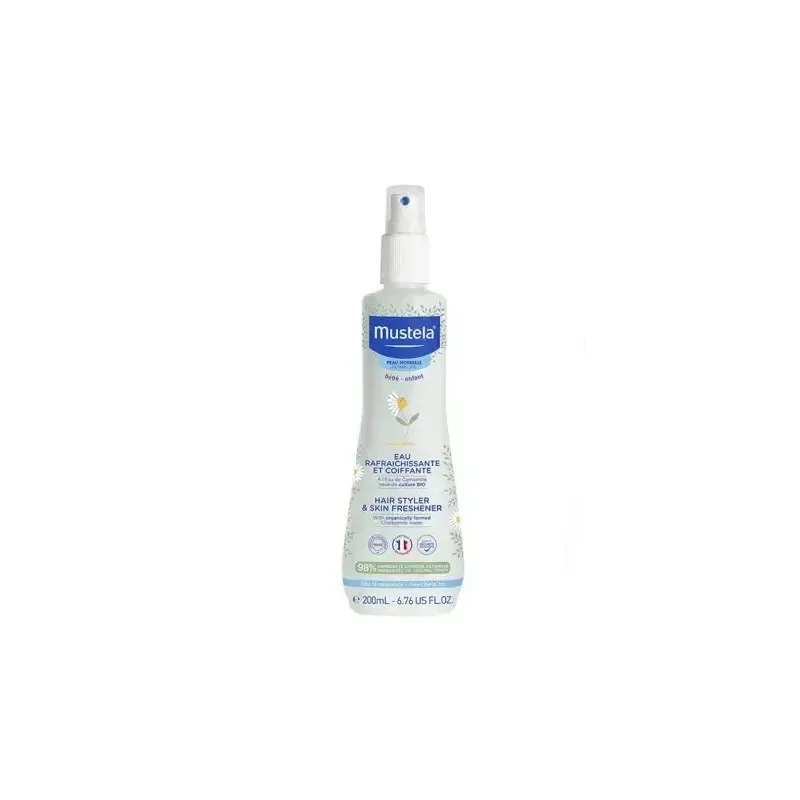 MUSTELA Eau Rafraichissante et Coiffante 200 ml