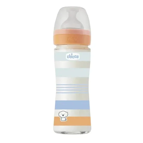 CHICCO Biberon en Plastique 4m+ 240 ml