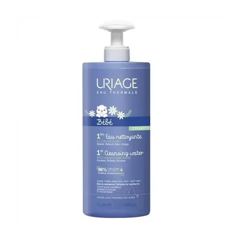 URIAGE Bébé 1ERE Eau Nettoyante Visage Corps et Siege 500 ml