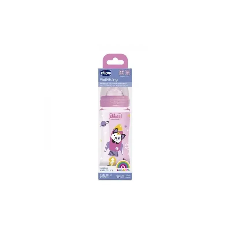 CHICCO Biberon Well-Being 330 ml . Tétine Silicone 4m+ — photo 2