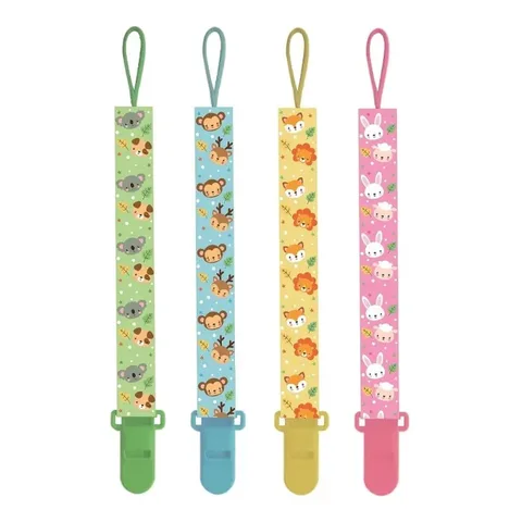 WEE BABY Attache Sucette Ruban Animaux