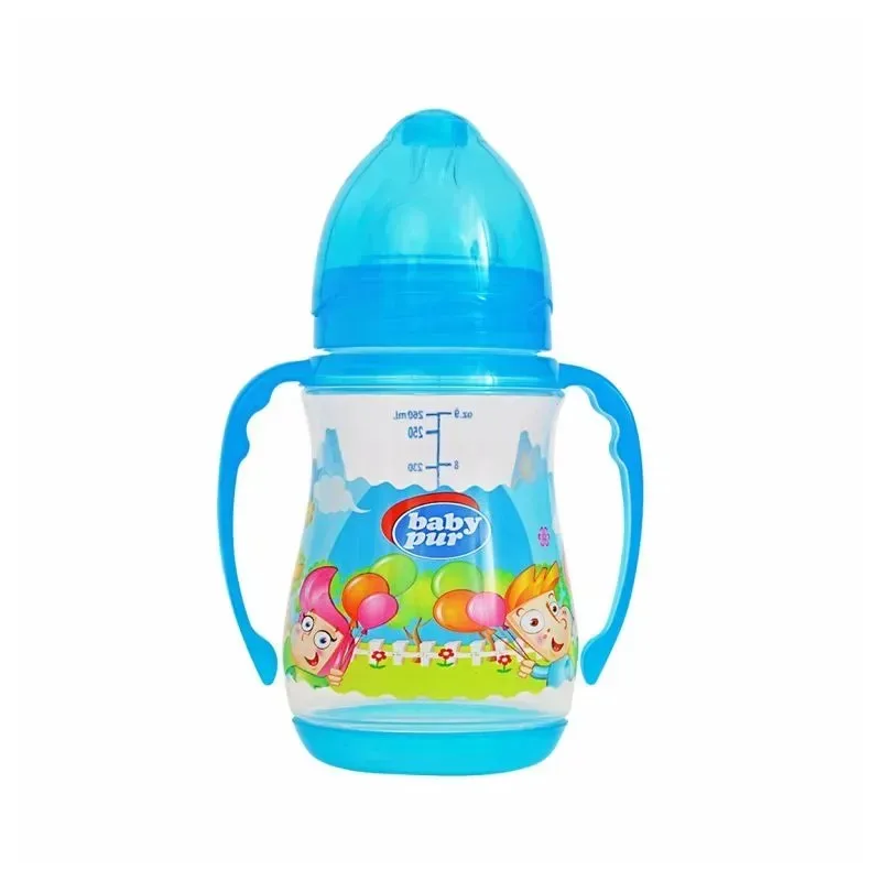 BABY PUR Biberon Pp Pastel Large Couvercle avec Anses 250 ml — photo 3