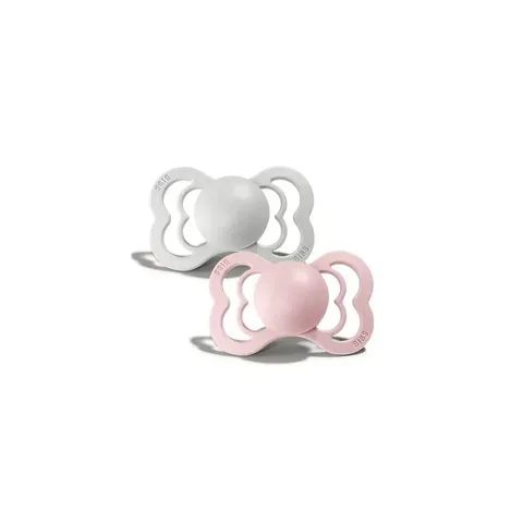 BIBS 02 Sucette Supreme Pacifier Haze Blossom Size 2