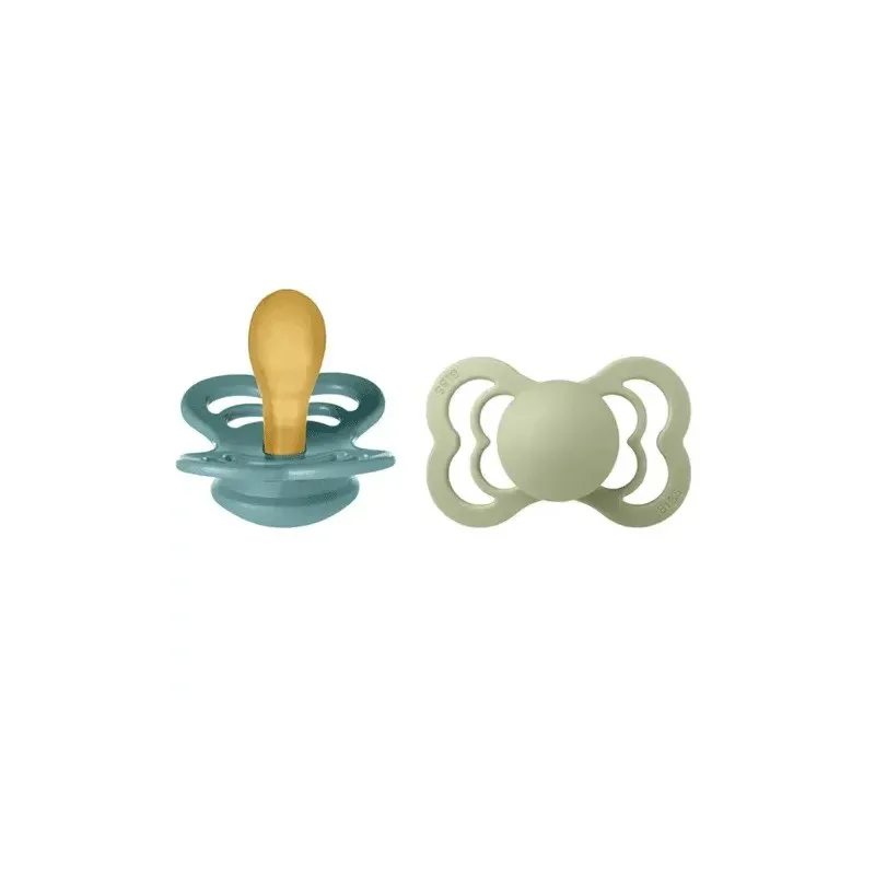 BIBS 2 Sucette Supreme Pacifier Island Sea Sage Size 2