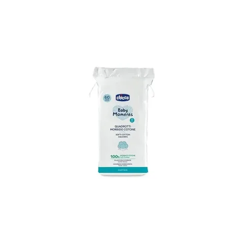 CHICCO Baby Moments Coton Carre Om+ Bt/60