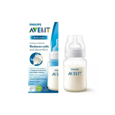 AVENT Biberon Anti Colique 1m+ 260 ml