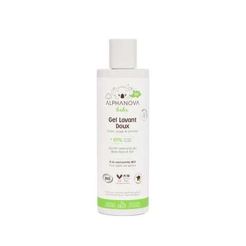 ALPHANOVA Gel Lavant Doux Bio 200 ml