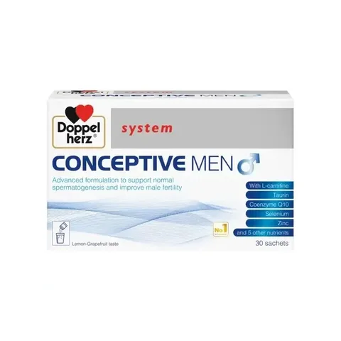 Aktiv Conceptive Poudre de Supplement de Vitamines pour Hommes 30 Sachets