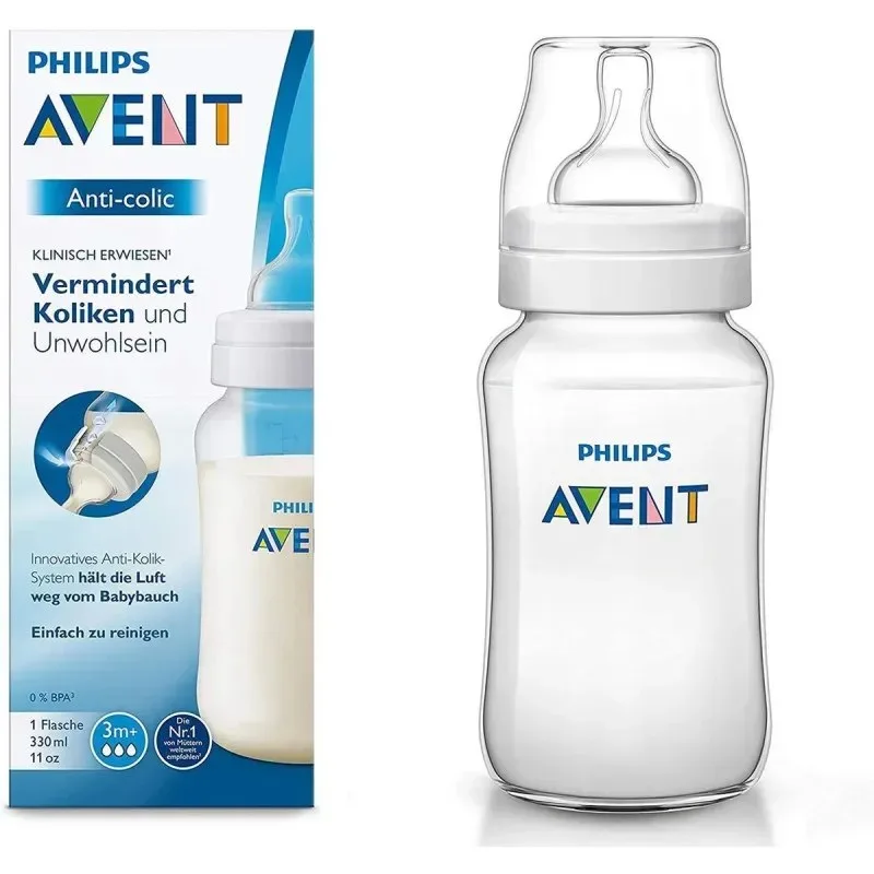 AVENT Biberon Anti Colique 3m+ 330 ml Scf816/61