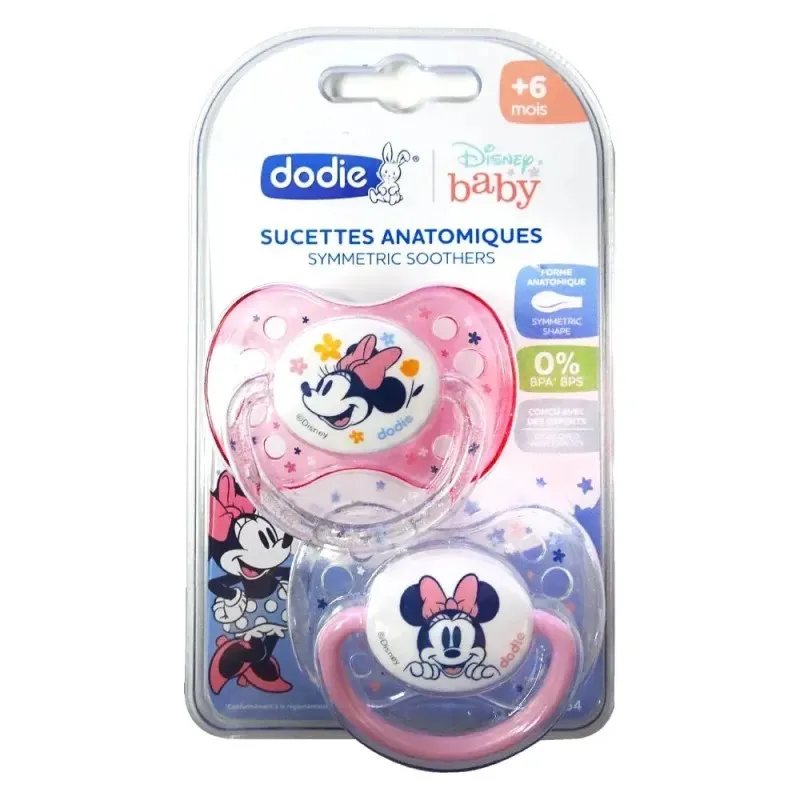 DODIE 2 Sucettes Anatomiques Silicone 6 Mois et +