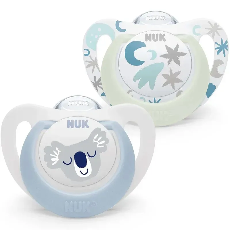 NUK Sucette Star Night en Silicone 0-6m