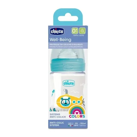 CHICCO Biberon Well-Being en Polypropylène 150 ml