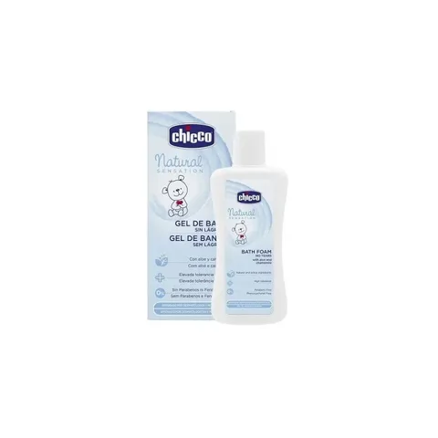 CHICCO Natural Sensation Gel Douche et Shampooing sans Larmes 0m+ 200 ml
