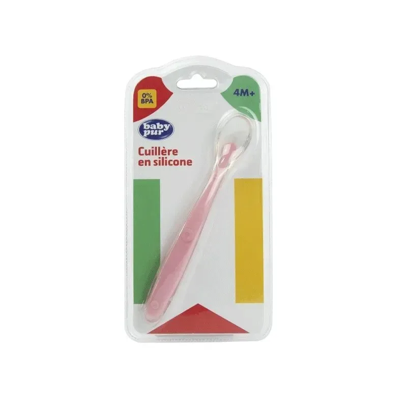 BABY PUR Cuillere en Silicone 4m+ — photo 2