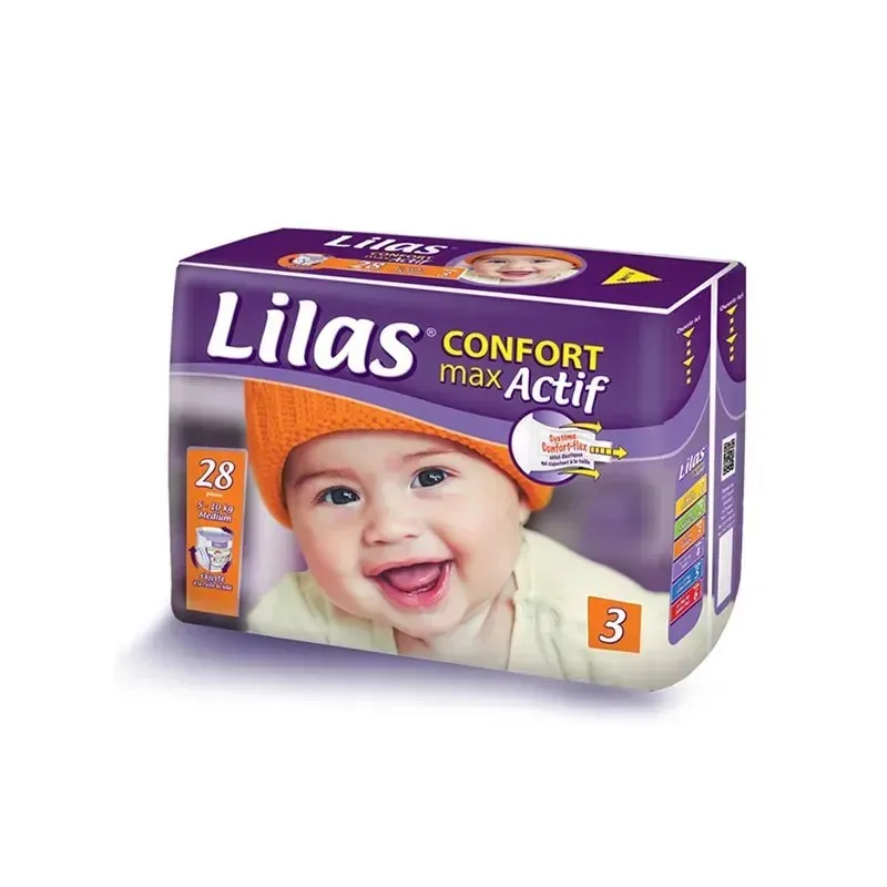 LILAS Couche 5-10 Kg Confort Max Actif Pharmacie 28 Pièces
