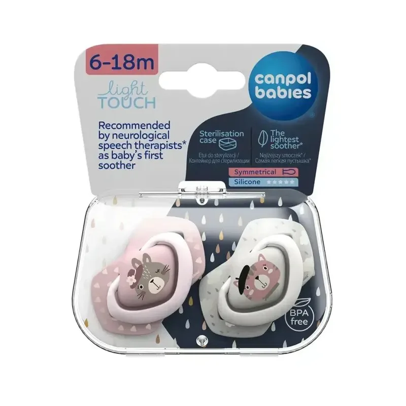 CANPOL BABIES 2 Sucettes Universelles 6-18m Bonjour Paris 22/648 — photo 2