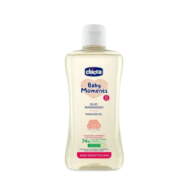 CHICCO Baby Moments Huile de Massage 200 ml