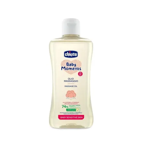 CHICCO Baby Moments Huile de Massage 200 ml
