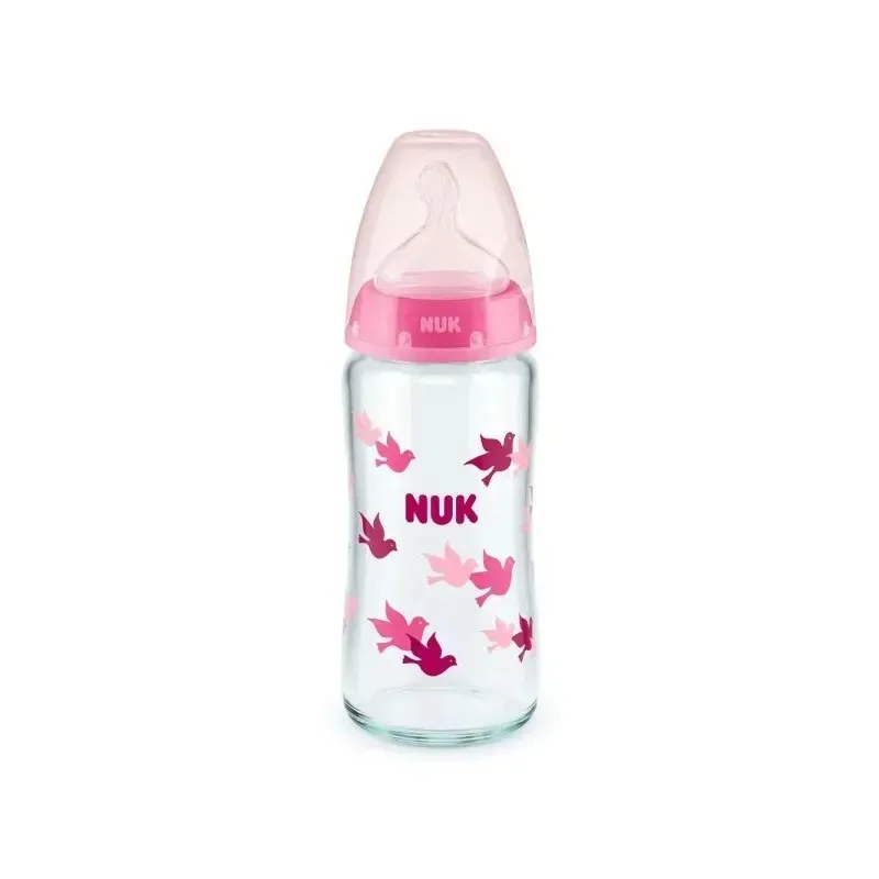 NUK Biberon en Verre First Choice 0-6 Mois 240 ml