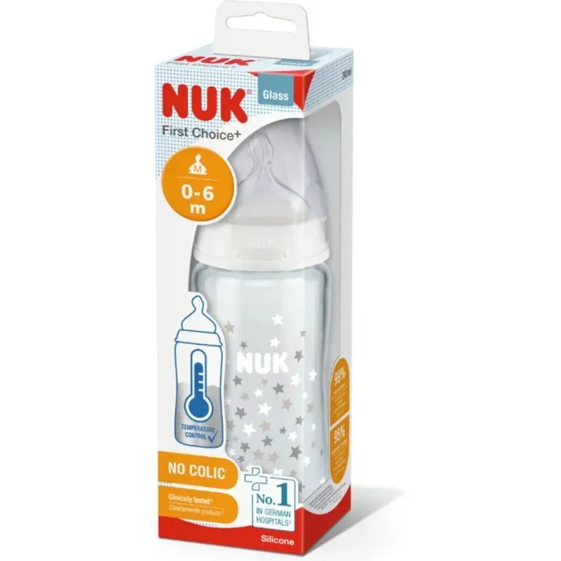 NUK Biberon en Verre First Choice 0-6 Mois 240 ml — photo 3