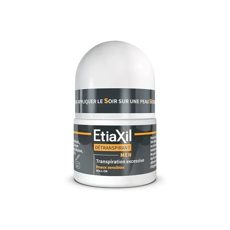 Etiaxil Detranspirant Men Roll On Peaux Sensibles 15 ml