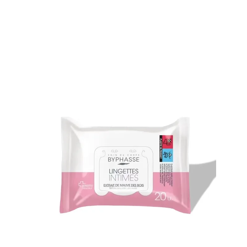 BYPHASSE Lingettes Intime Ph Neutre 20 Unites
