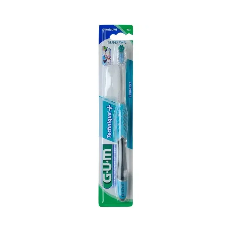GUM Brosse à Dents Technique Compact Medium (493)