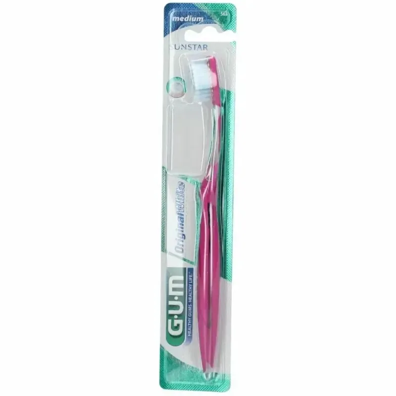 GUM Brosse à Dents Original White Medium Compacte (563) — photo 2