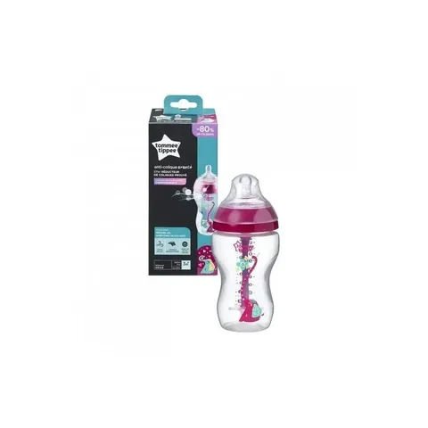 TOMMEE TIPPEE Biberon Advanced Anti-Colique Rose 3m+ 340 ml