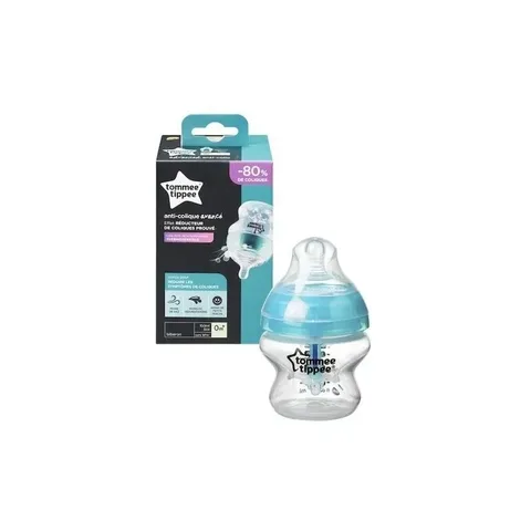 TOMMEE TIPPEE Biberon Advanced Anti-Colique Turquoise 0m+ 150 ml