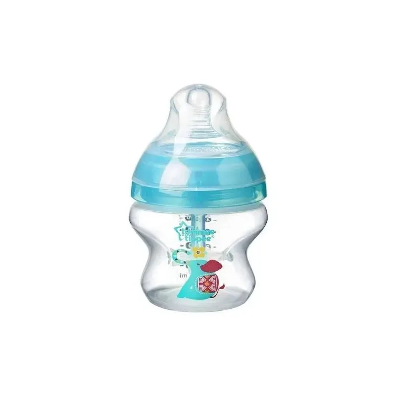 TOMMEE TIPPEE Biberon Advanced Anti-Colique Elephant Turquoise 0m+ 150 ml