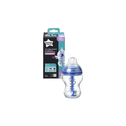TOMMEE TIPPEE Biberon Advanced Anti-Colique Bleu 0m+ 260 ml