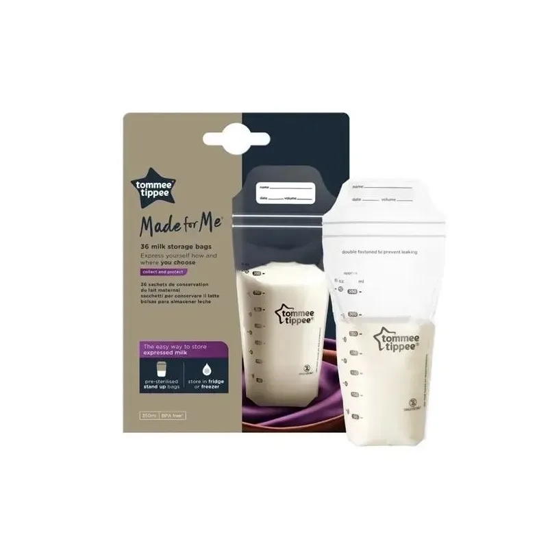 TOMMEE TIPPEE Closer To Nature Lots de 36 Sachets de Conservation Lait Maternel
