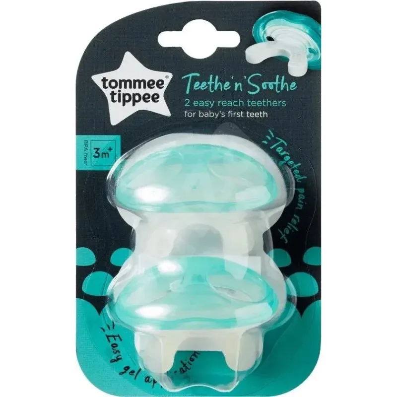 TOMMEE TIPPEE 2 Anneaux de Dentitions 3m+