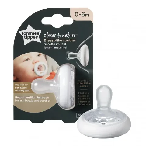 TOMMEE TIPPEE Closer To Nature Sucette Breast-Like 0-6m