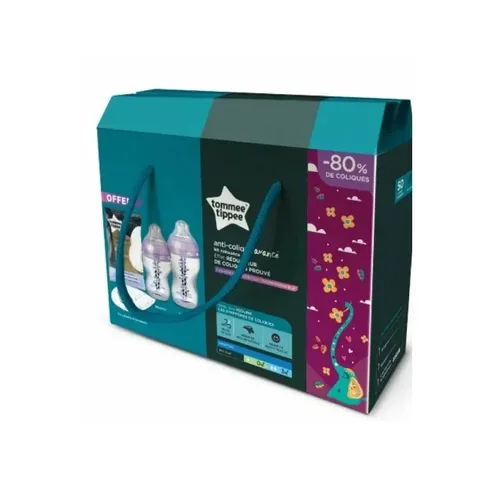 TOMMEE TIPPEE Advanced Anti-Colique Kit Naissance Rose Panda