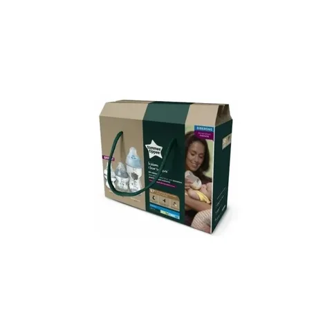TOMMEE TIPPEE Kit Naissance le Biberon Closer To Nature 0m+ Hibou Gris