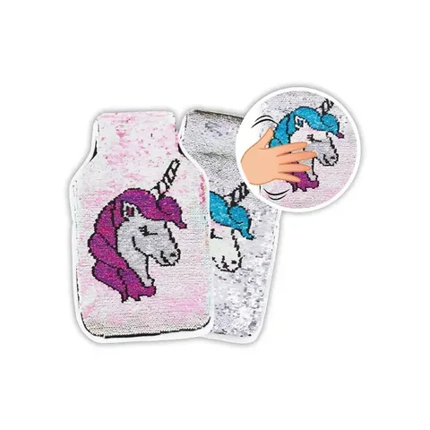 shoop's Bouillotte Bébé Reversible Licorne Paillete 2 l