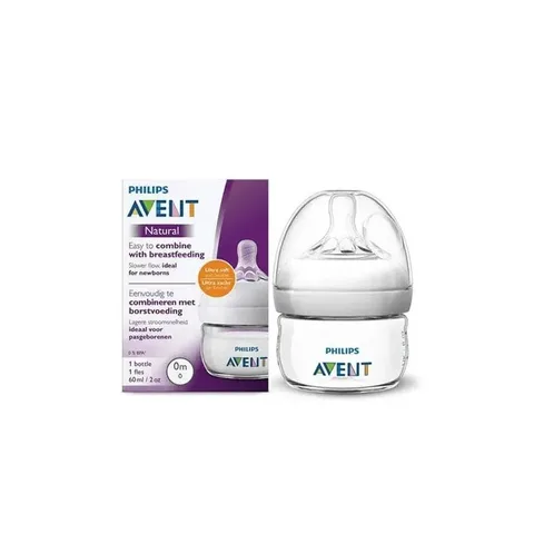 AVENT Biberon Natural 0m+ 60 ml