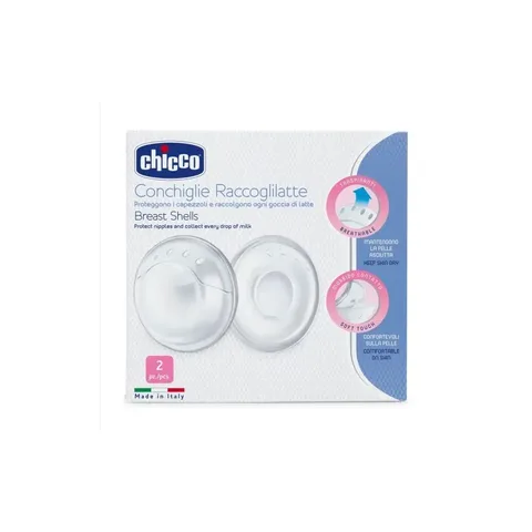 CHICCO Coquilles Recueil Lait pour Seins Crevasses
