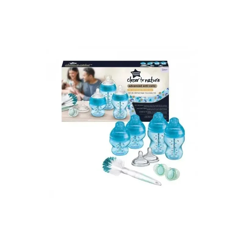 TOMMEE TIPPEE Advanced Anti-Colique Kit de Naissance Bleu