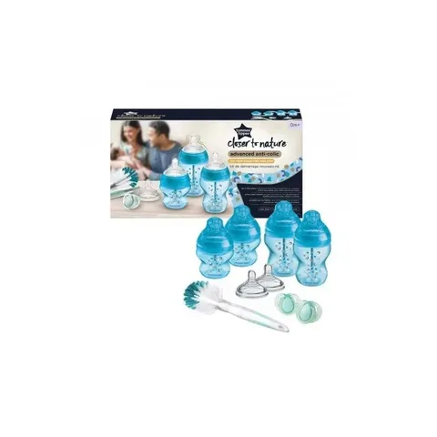 TOMMEE TIPPEE Advanced Anti-Colique Kit de Naissance Bleu