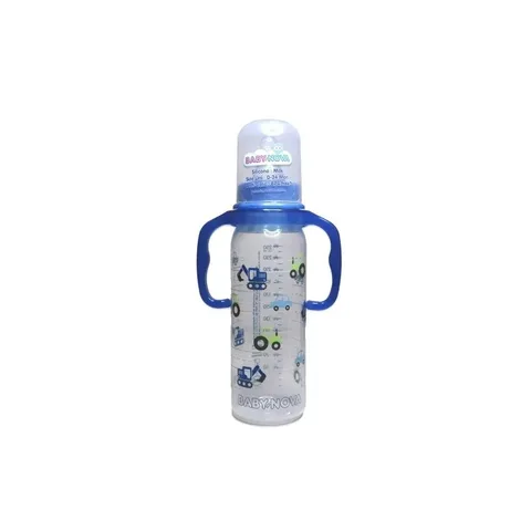 BABY NOVA Biberon en Plastic avec Anses 240 ml