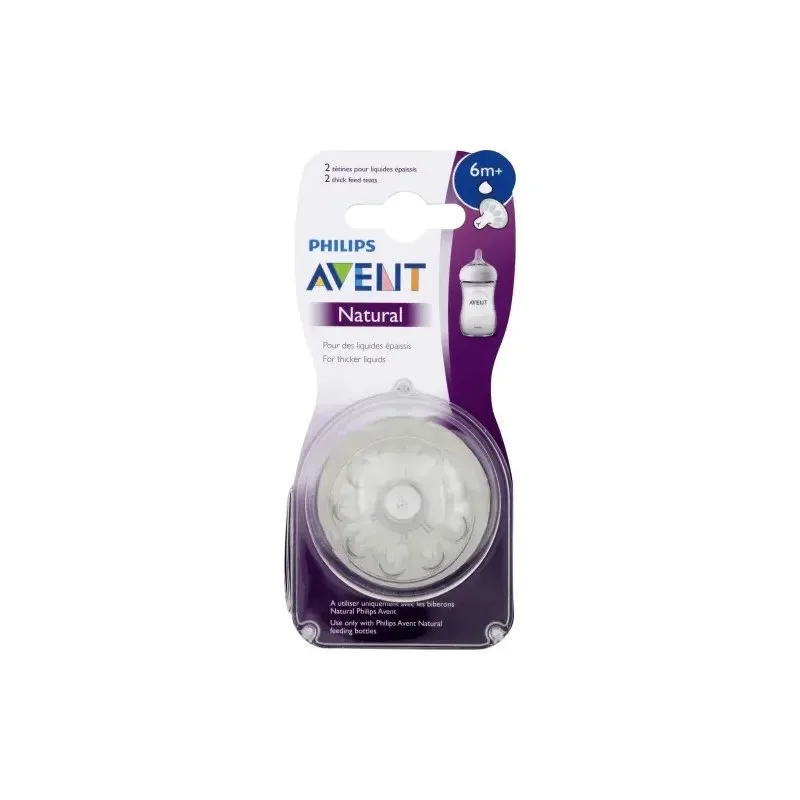 AVENT 2 Tétines Natural 6m+ Scf046/27