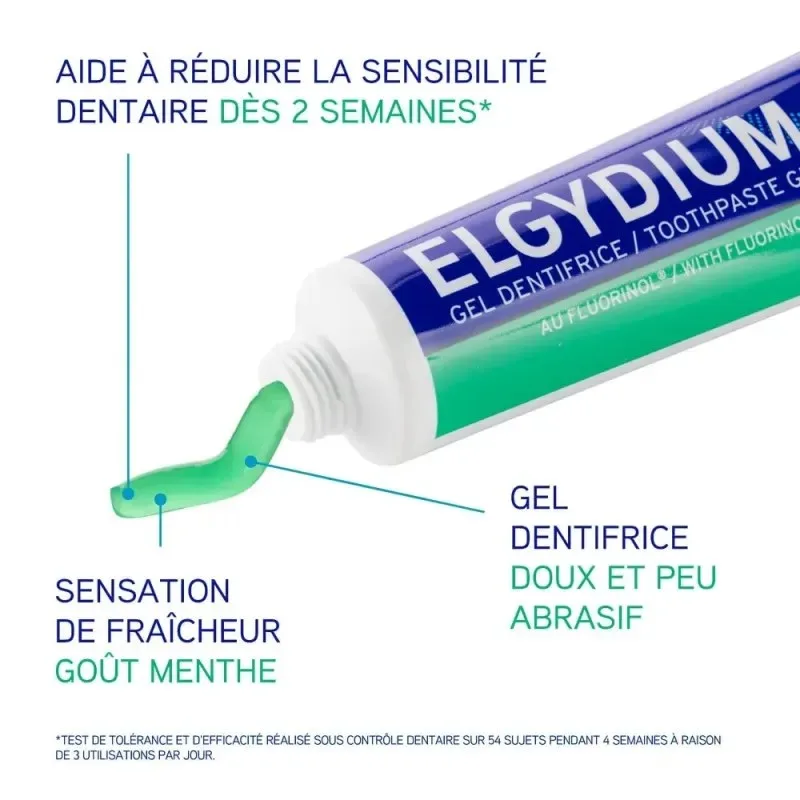 ELGYDIUM Dentifrice Dents Sensibles 75 ml — photo 2