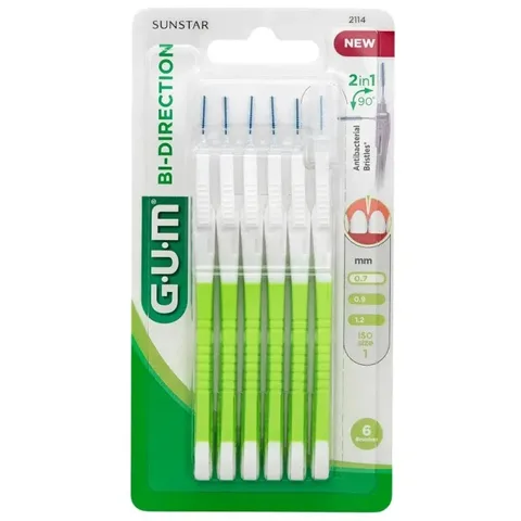 GUM Brossette Bi-Direction 0,7mm (2114)