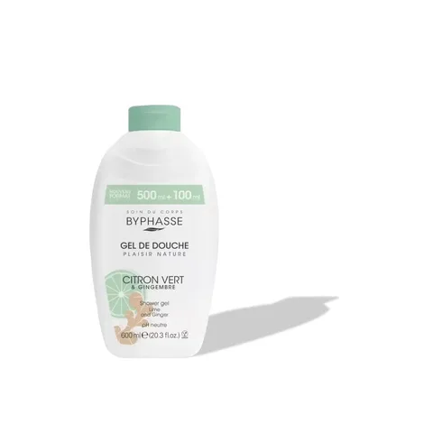 BYPHASSE Gel de Douche Citron Vert & Gingembre 600 ml
