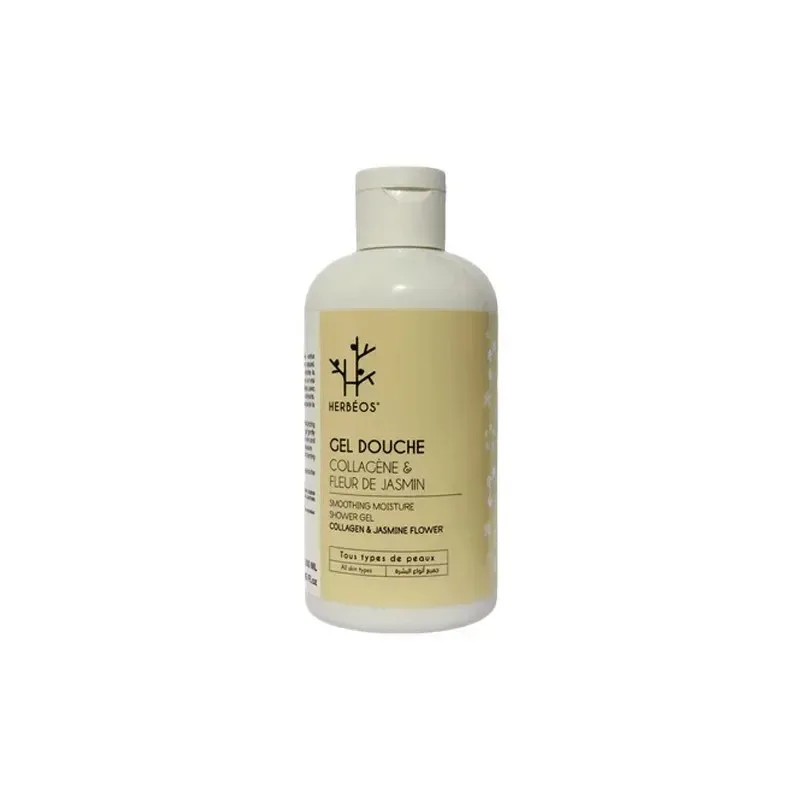 HERBEOS Gel Douche Collagene et Fleur de Jasmin 250 ml